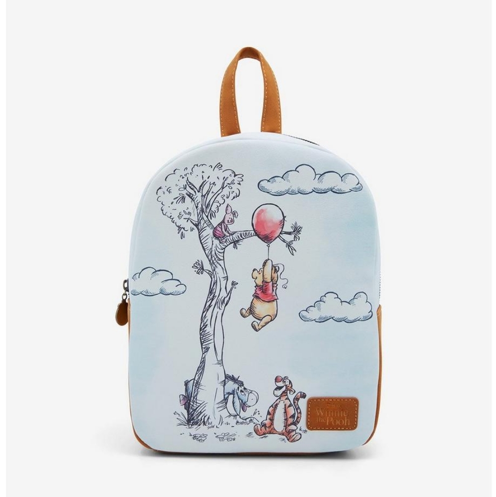 NWT Disney Winnie The Pooh Balloon Doodle Mini Backpack